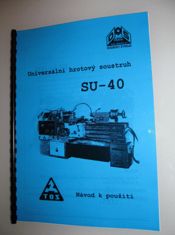 Dokumentace kovoobráběcích strojů